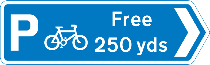Road sign: turn the card to read what it means