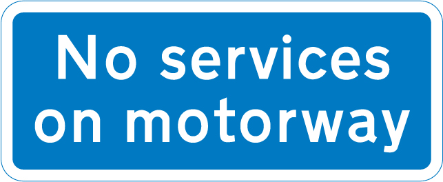 Road sign: turn the card to read what it means