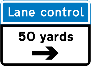 Road sign: turn the card to read what it means