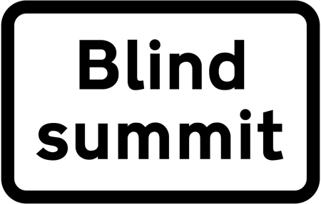 Road sign: turn the card to read what it means