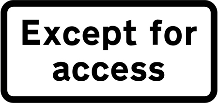 Road sign: turn the card to read what it means