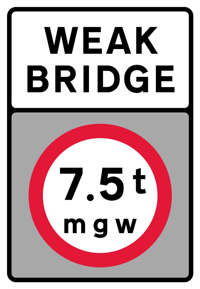 Road sign: turn the card to read what it means