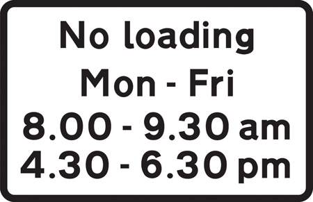 Road sign: turn the card to read what it means