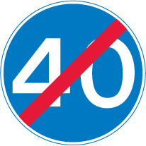 Road sign: turn the card to read what it means