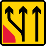 Road sign: turn the card to read what it means