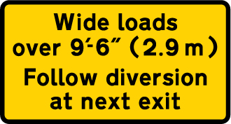 Road sign: turn the card to read what it means