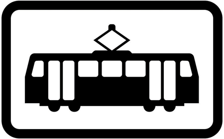 Road sign: turn the card to read what it means