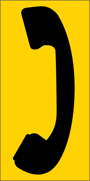 Road sign: turn the card to read what it means