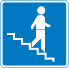 Road sign: turn the card to read what it means