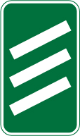 Road sign: turn the card to read what it means