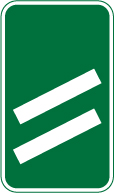 Road sign: turn the card to read what it means