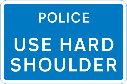 Road sign: turn the card to read what it means