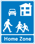 Road sign: turn the card to read what it means