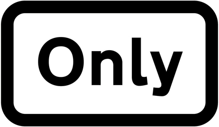 Road sign: turn the card to read what it means