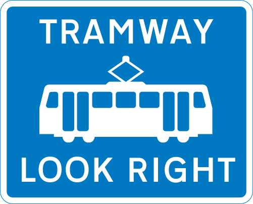 Road sign: turn the card to read what it means