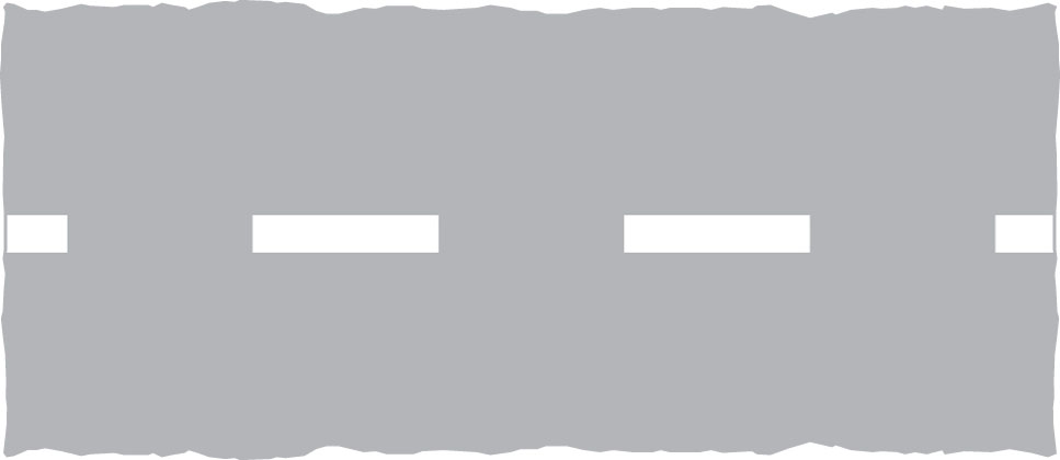 Give way line at a roundabout